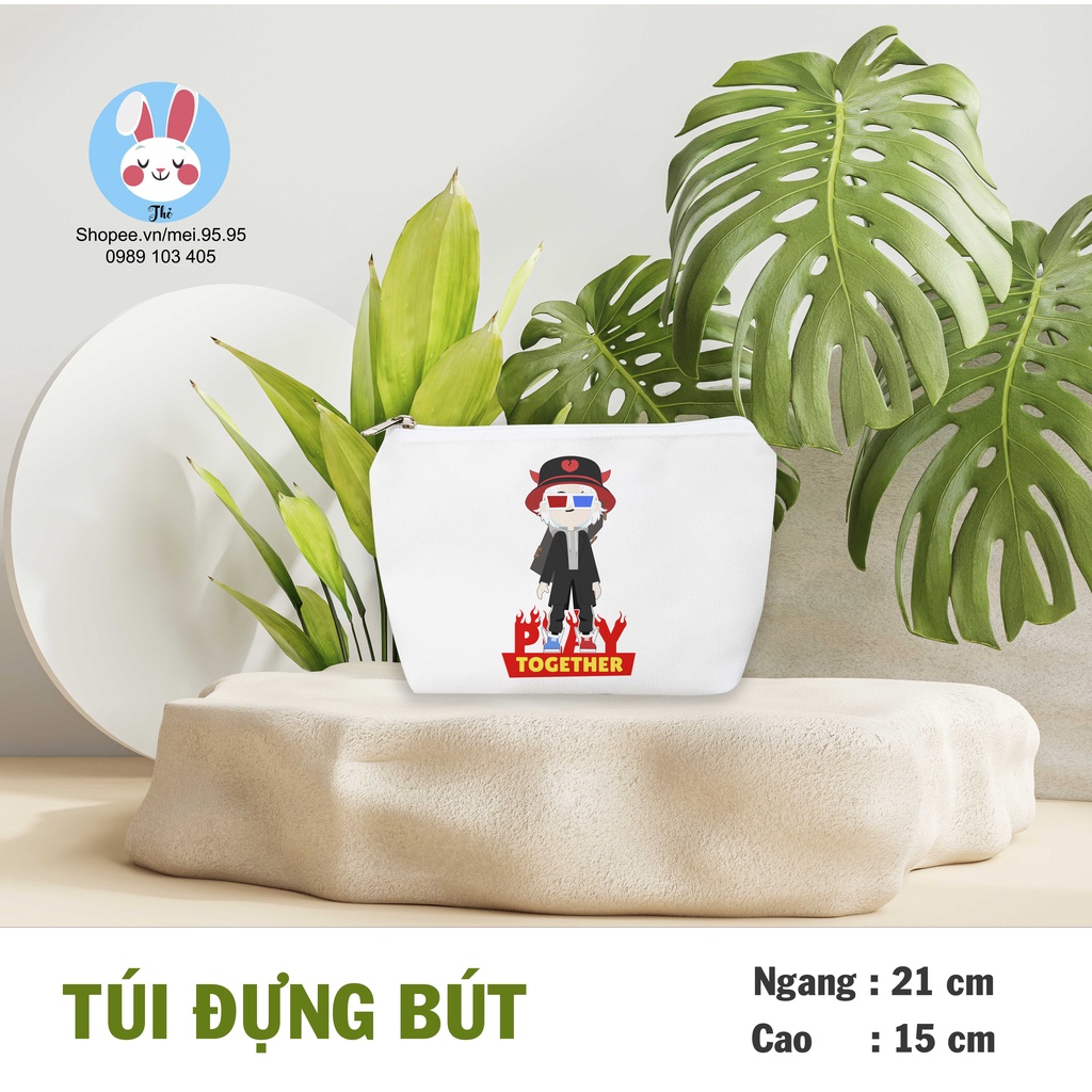 Túi đựng bút, túi đựng viết Play Together phong cách Hàn Quốc
