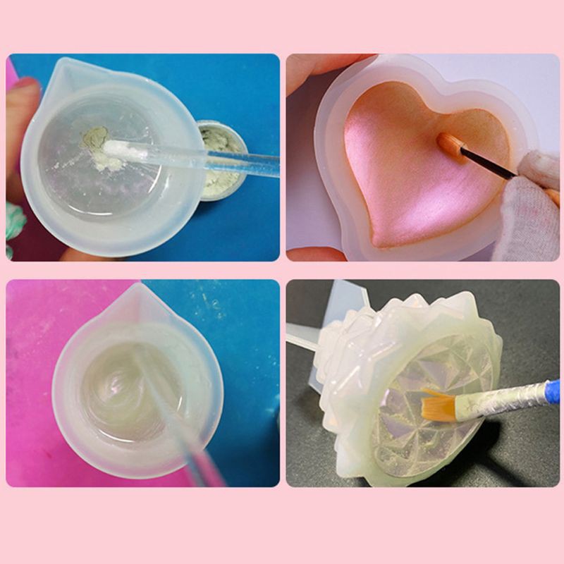 Bột sắc tố màu ngọc trai Mica làm đồ trang sức bằng nhựa resin với 21 màu tự chọn Aurora