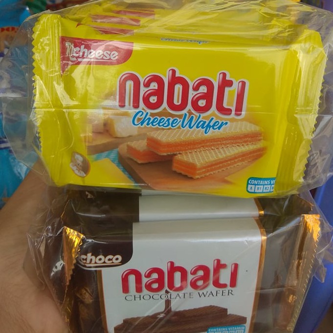 Lốc 10 gói bánh Nabati vị Phô mai/ Chocolate (10 gói x 24g)