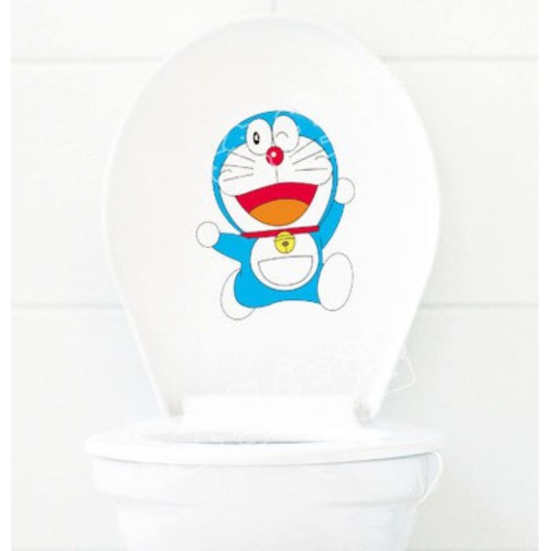 💎DECAL DÁN NẮP BỒN CẦU DOREMON💎DORAEMON HOUSE