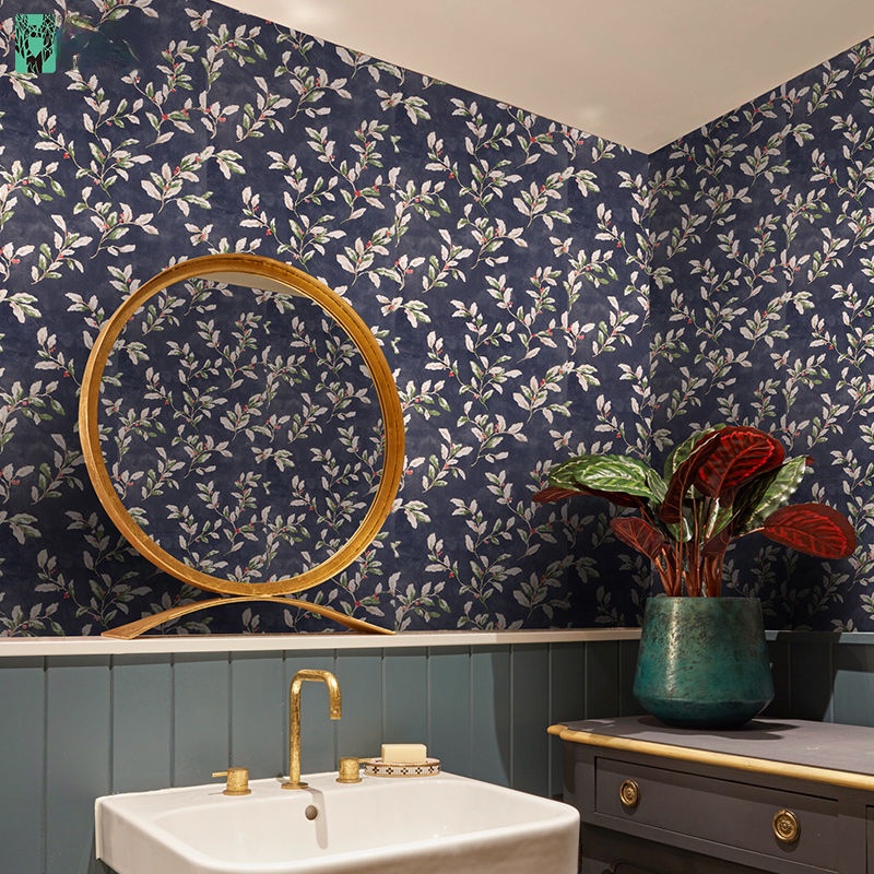 Giấy Dán Tường Tự Dính Phong Cách Vintage Trang Trí Nội Thất