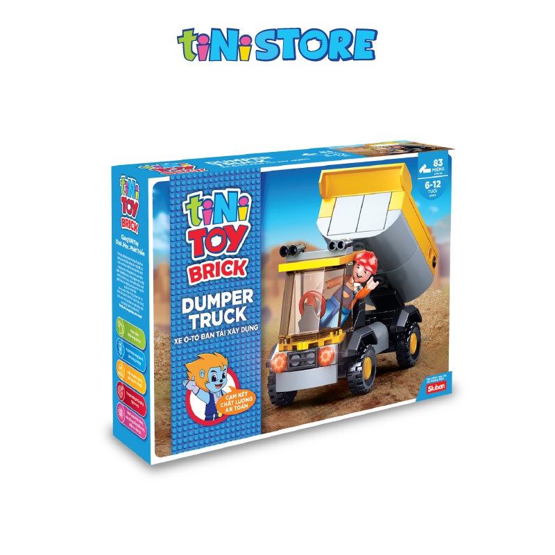 [Mã BMLTA50 giảm 10% đơn 99K] Đồ chơi lắp ráp sáng tạo lego tiNiToy xe ô-tô bán tải xây dựng 83 mảnh ghép YY652985