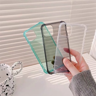 Shockproof transparent silicone phone case for iPhone 11 Pro Max XR X XS Max 8 7 6 6S Plus