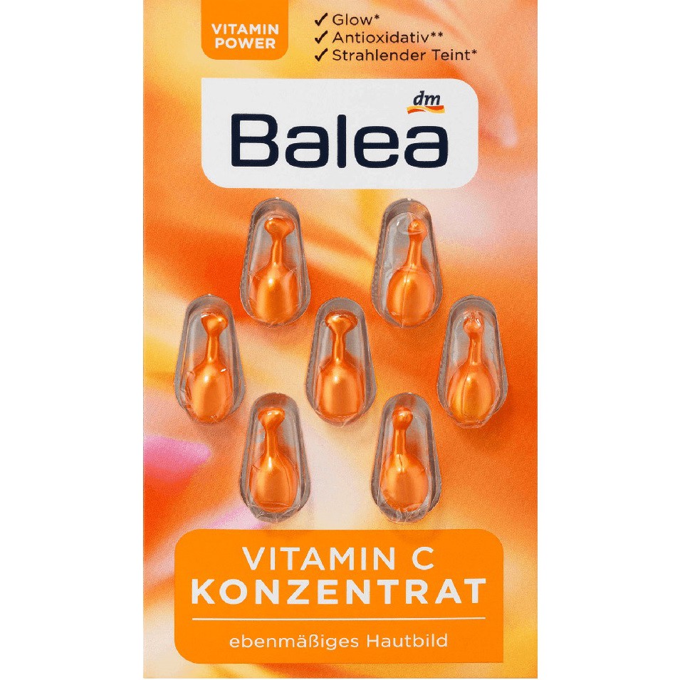 Viên nang Serum dưỡng da Balea [Nội địa Đức] chống lão hóa, hàng chuẩn 100%