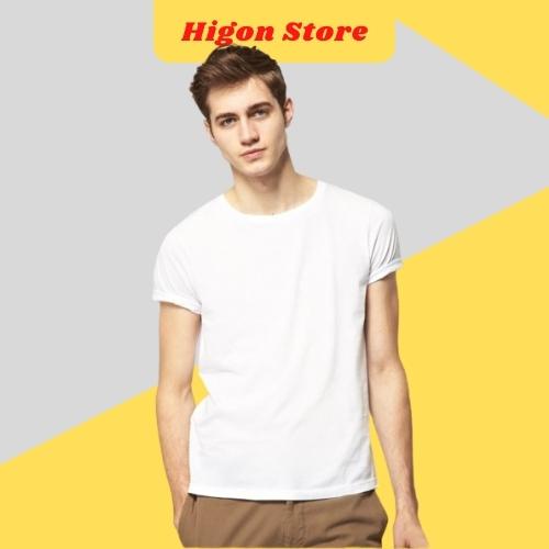 Áo 3 lỗ nam trắng trơn chất liệu cotton Higon thấm hút mồ hôi, áo sát nách nam HG-32