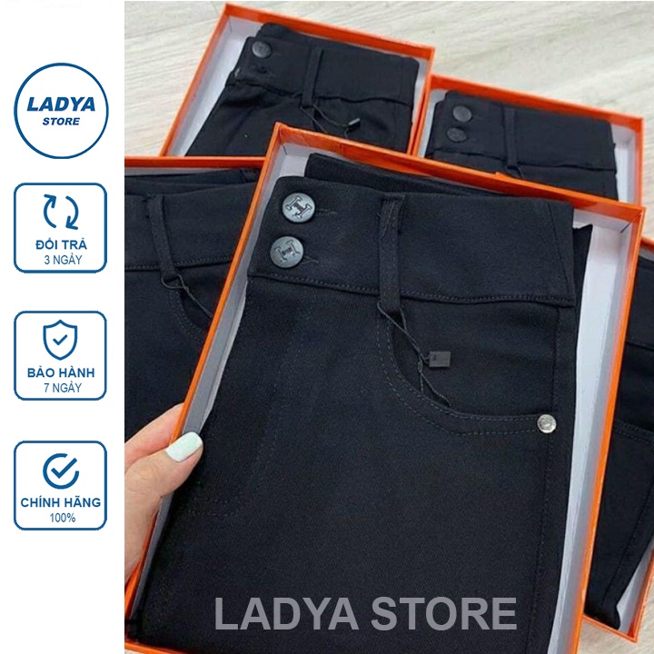 Quần jean nữ cạp cao gen bụng chất bò giấy siêu co giãn skinny phong cách Hàn Quốc M013
