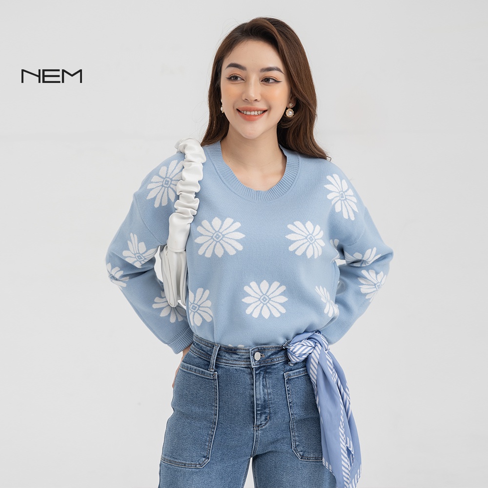 Áo len nữ thiết kế dài tay NEM Fashion AL62012