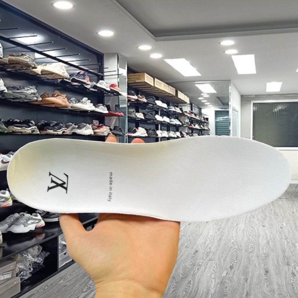 Giày Thể Thao LV Trainer White Black White Đen Trắng Cực Phong Cách Cho Cả Nam Và Nữ  Full bill box 1.1 - Yabi_boutique