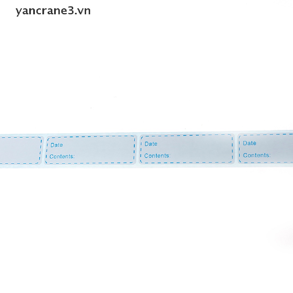 Nhãn dán đánh dấu ngày tháng cho hộp đựng thực phẩm trong tủ lạnh tiện dụng