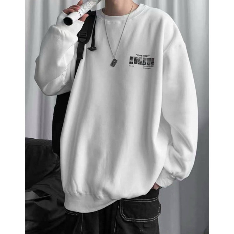 Áo Sweater Love Win local brand chính hãng form rộng chống nắng - Thời trang nam nữ Unisex Streetwear Hàn Quốc