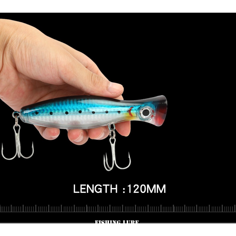 Mồi giả câu cá 120mm/ 43g nhiều màu tùy chọn