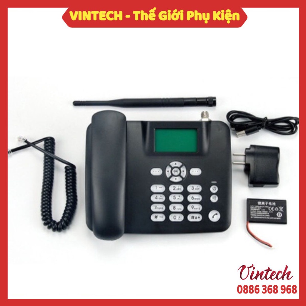 Điện thoại bàn không dây lắp sim di động viettel, vina, mobi, gphone, homephone sóng khỏe loa lớn cho người già F317