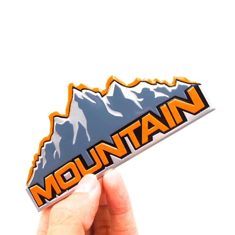 Sticker metal hình dán Sticker Factory - Chủ đề Mountain ngọn núi