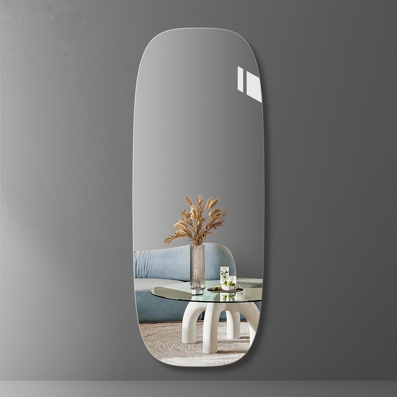 (FREESHIP) Gương toàn thân hình quả dưa decor VUADECOR led cảm ứng 80x180cm treo tường (Full phụ kiện)