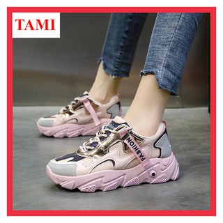 (FREESHIP) Giày nữ sneaker thể thao cao cấp đế cao hàn quốc đẹp nhất TAMI- AA0102
