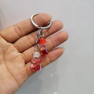 MÓC KHÓA BÌNH ỐC. LY TRÁI CÂY