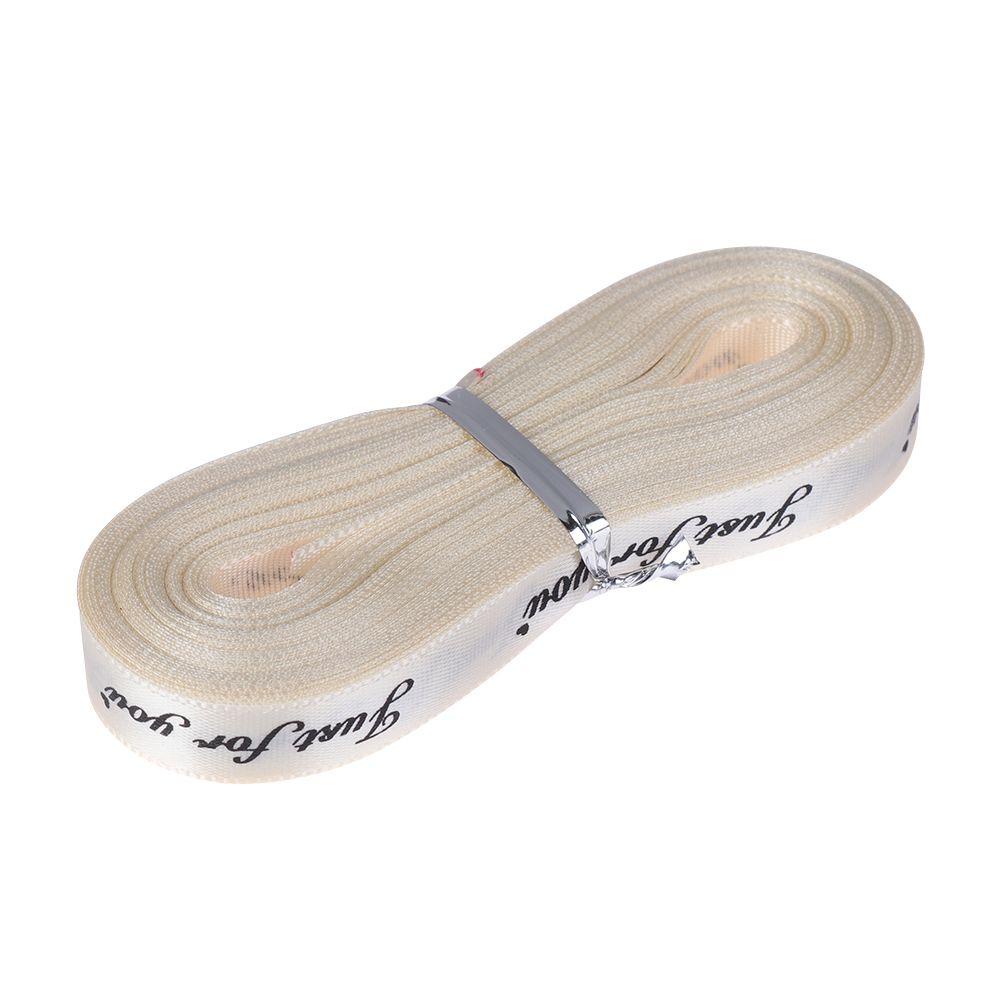 WATTLE Cuộn Dây Đai Quấn Quà Giáng Sinh 10 Yard 10mm In Chữ Just For You