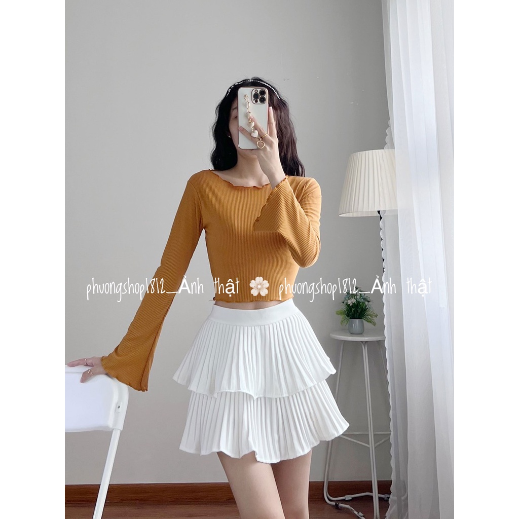 Áo Tay Xòe Sành điệu,Thêm Phần Cá Tính Cho Phái Nữ [video_Ảnh thật ]Phuongshop1812🧡