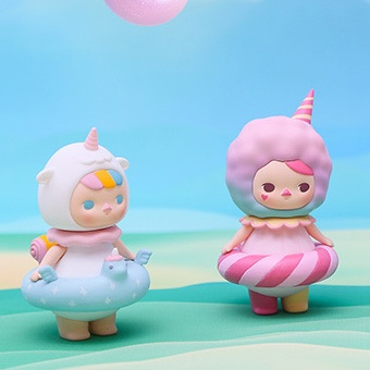 ★Hgtoys★Búp Bê Popmart PUCKY Bubble Series Mystery Trang Trí