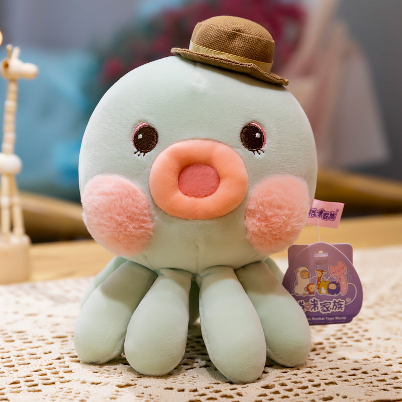 【Ready Stock】đồ chơi cho bé Cute octopus plush toy 20 cm-40 cm