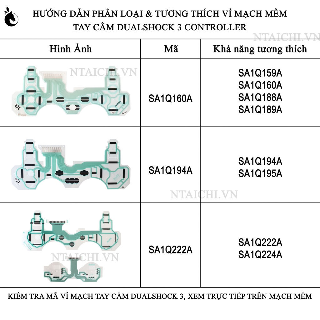 Vỉ mạch tay cầm Dualshock 3 & Dualshock 4 ( PS3 & PS4) |  Ribbon Circuit Board For Dualshock 3 & Dualshock 4 Controller