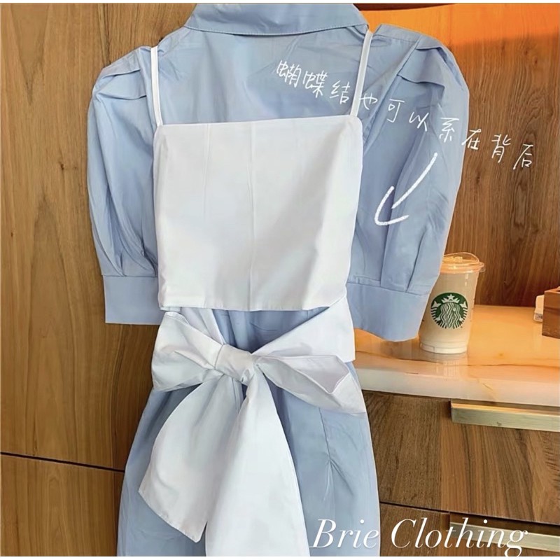 ĐẦM SƠ MI NƠ ( HÀNG QUẢNG CHÂU ULLZANG ) - 004 | BigBuy360 - bigbuy360.vn