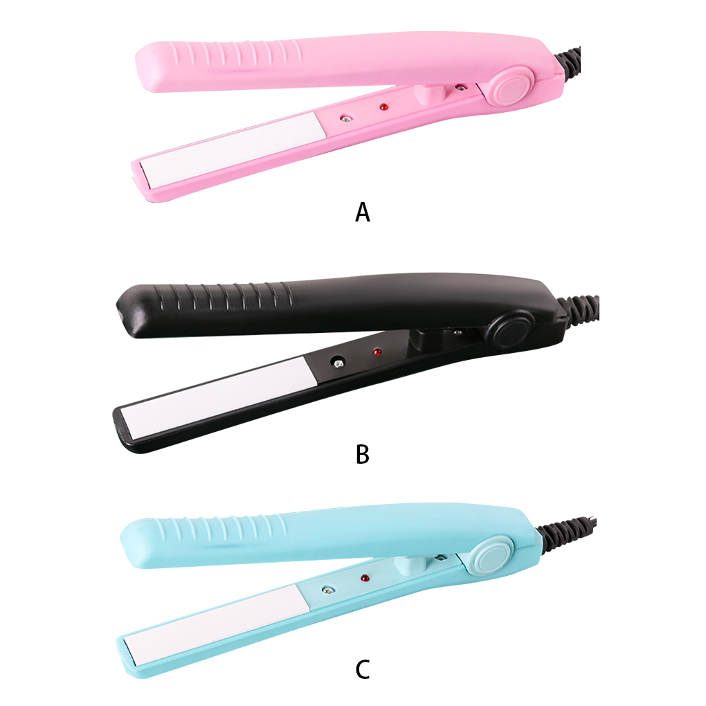 (Hàng Mới Về) Máy Duỗi Và Uốn Tóc Mini 2 Trong 1 Chất Lượng Cao