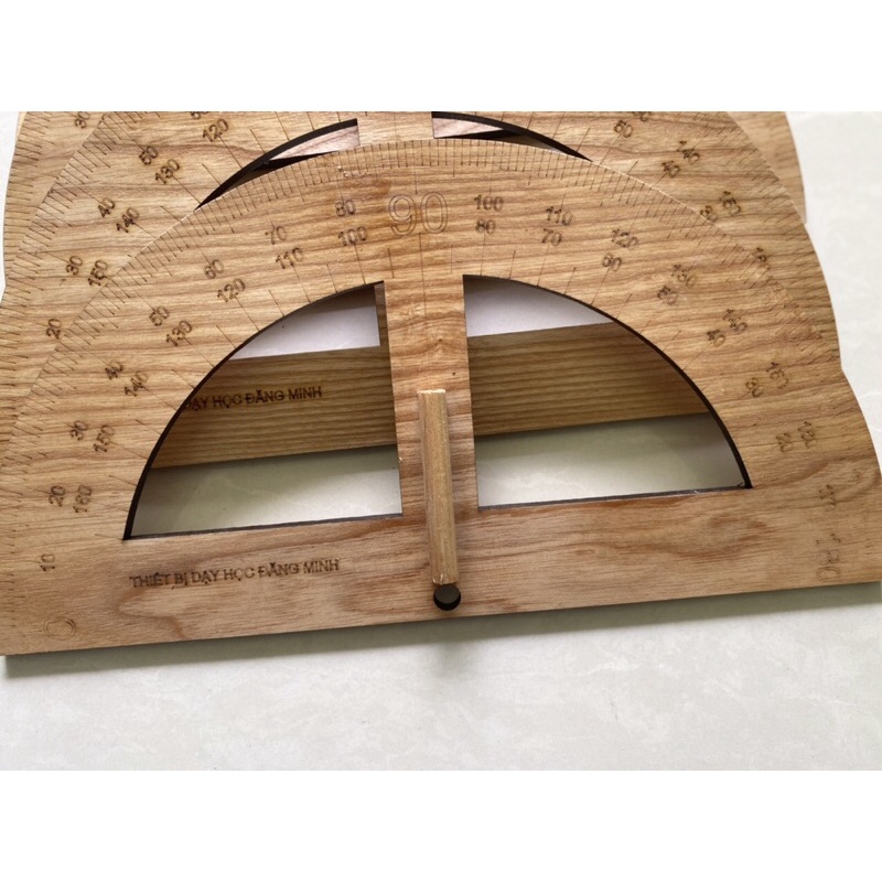 Thước Đo Độ Giáo Viên Gỗ Sồi