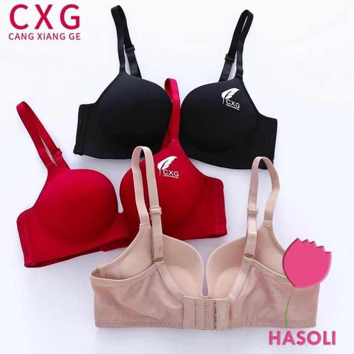 Áo Ngực Su Mút Kép Siêu Đẩy-Áo Lót Không Gọng Nâng Ngực Cao Cấp AL46