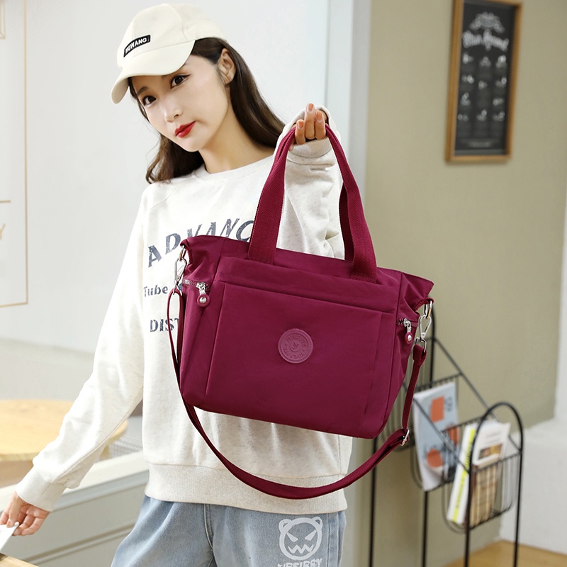 Túi Đeo Vai Cỡ Lớn Bằng Nylon Thiết Kế Mới Thời Trang Dành Cho Nữ