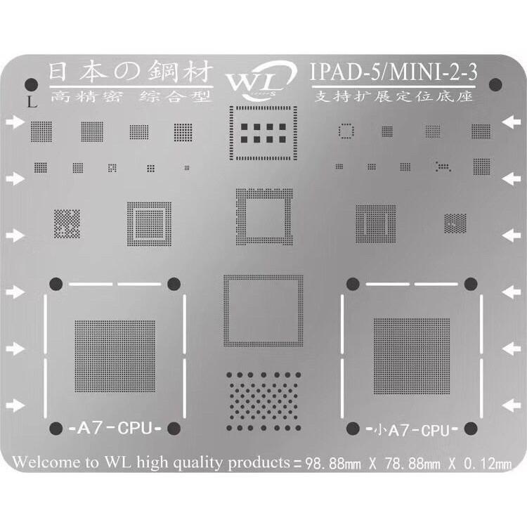 VỈ ĐỔ CHÂN IC IPAD
