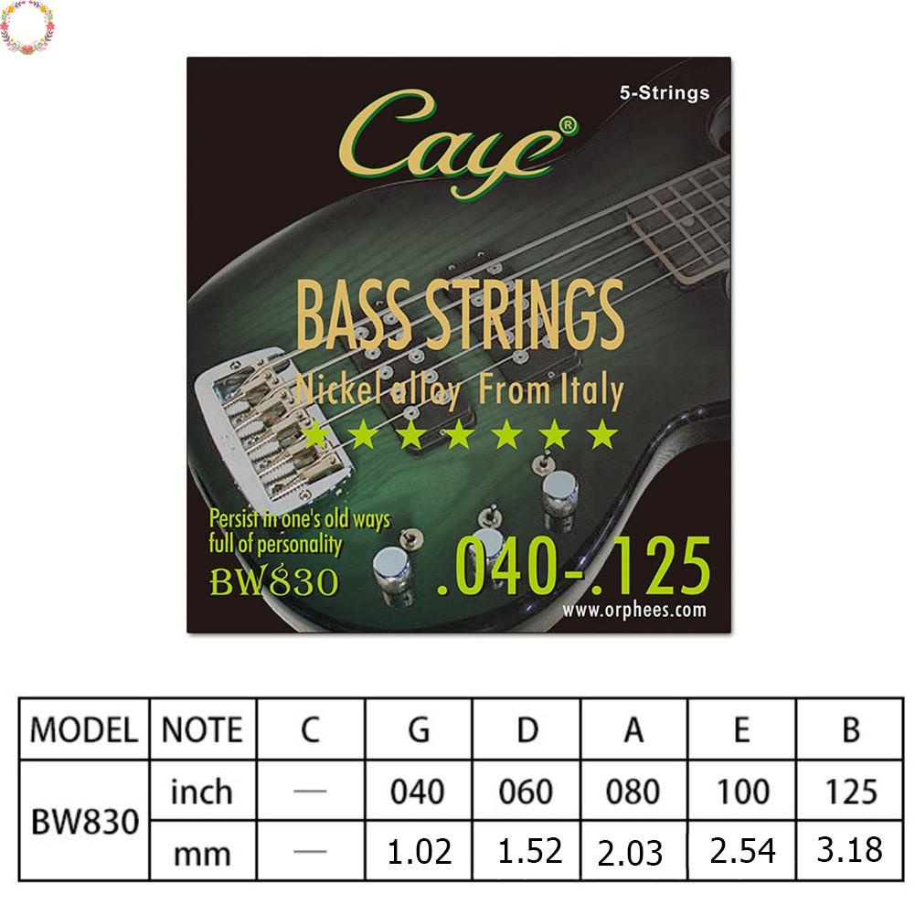 Set 4 / 5 / 6 Dây Đàn Guitar Bass Điện
