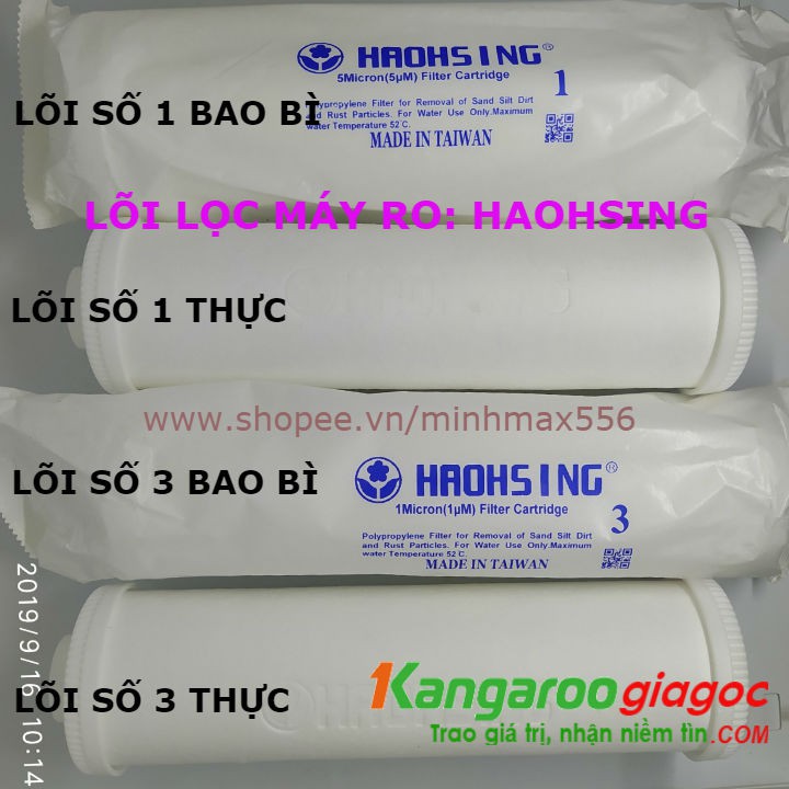 Lõi lọc số 1 HAOHSING CHÍNH HÃNG | Lõi lọc Haohsing nhập khẩu