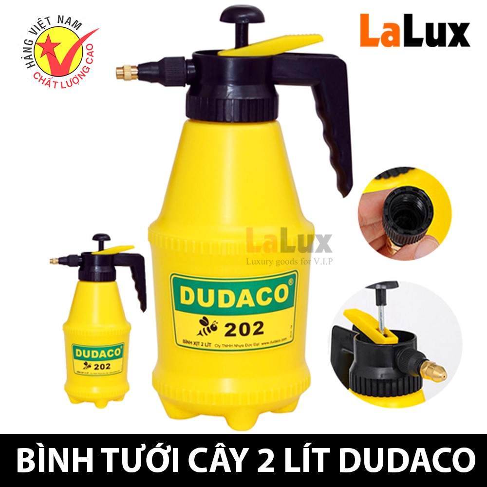 Bình Tưới Cây Loại 2 Lít Chính Hiệu DUDACO - Bình Xịt Tưới Cây DUDACO Phun Sương