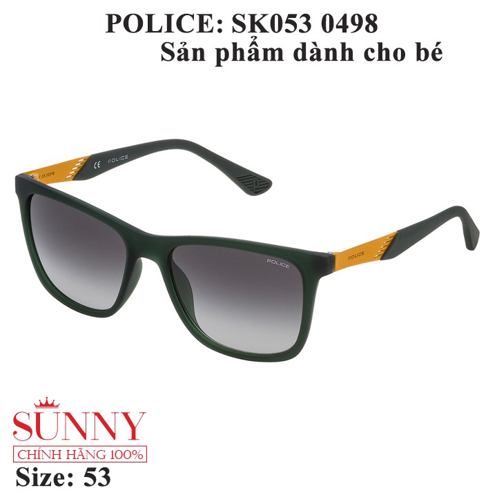 Kính mát chính hãng Police SK053 màu sắc thời trang, thiết kế dễ đeo bảo vệ mắt