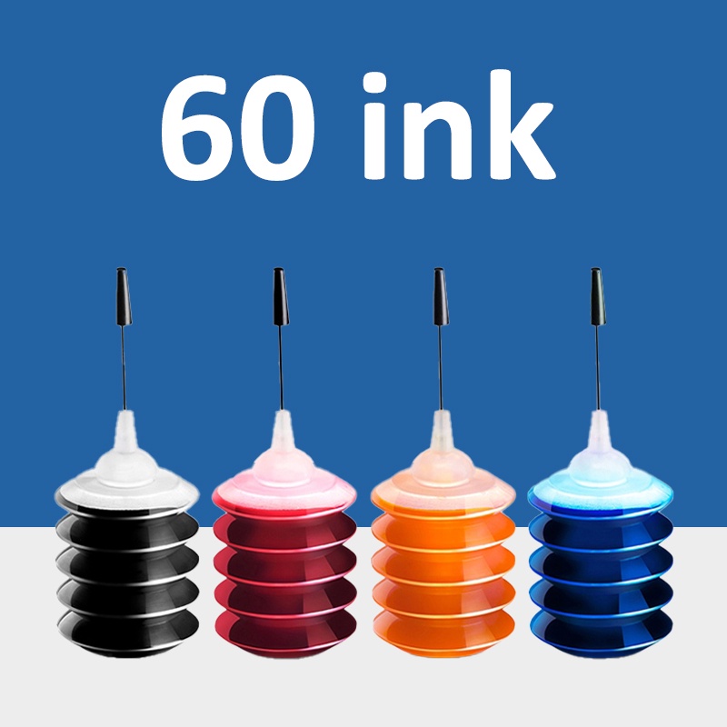 Hp Set 60 Ống Mực Chuyên Dụng Cho Máy Canon & HP 61 62 63 65 67 678 680 682 901 46 21 22 Canon 740 741 745 746 810 811