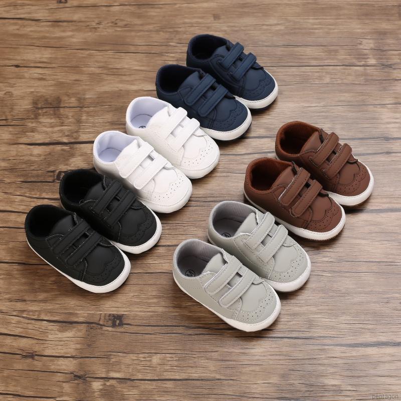 Giày sneaker tập đi đế mềm chống trượt xinh xắn dành cho bé từ 0-18 tháng tuổi