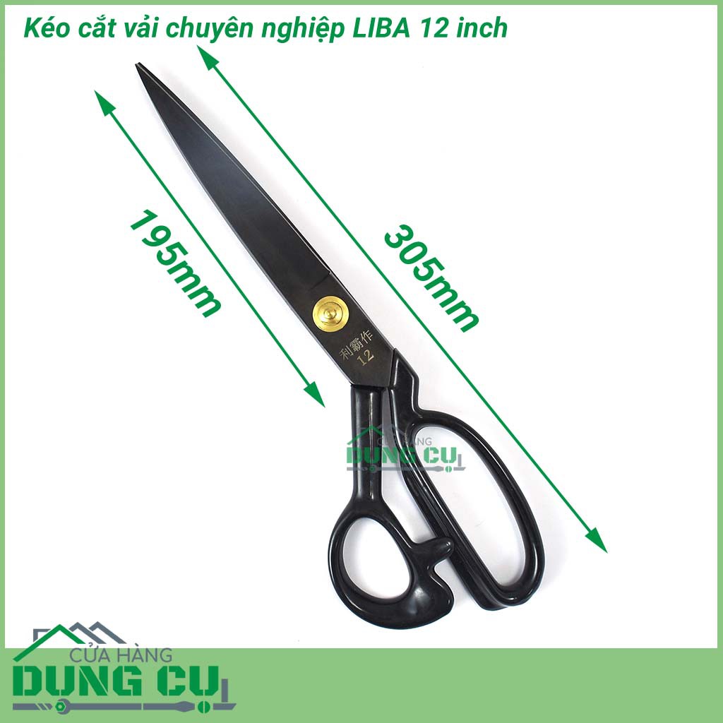 Kéo cắt vải chuyên nghiệp KITTOU 12 inch