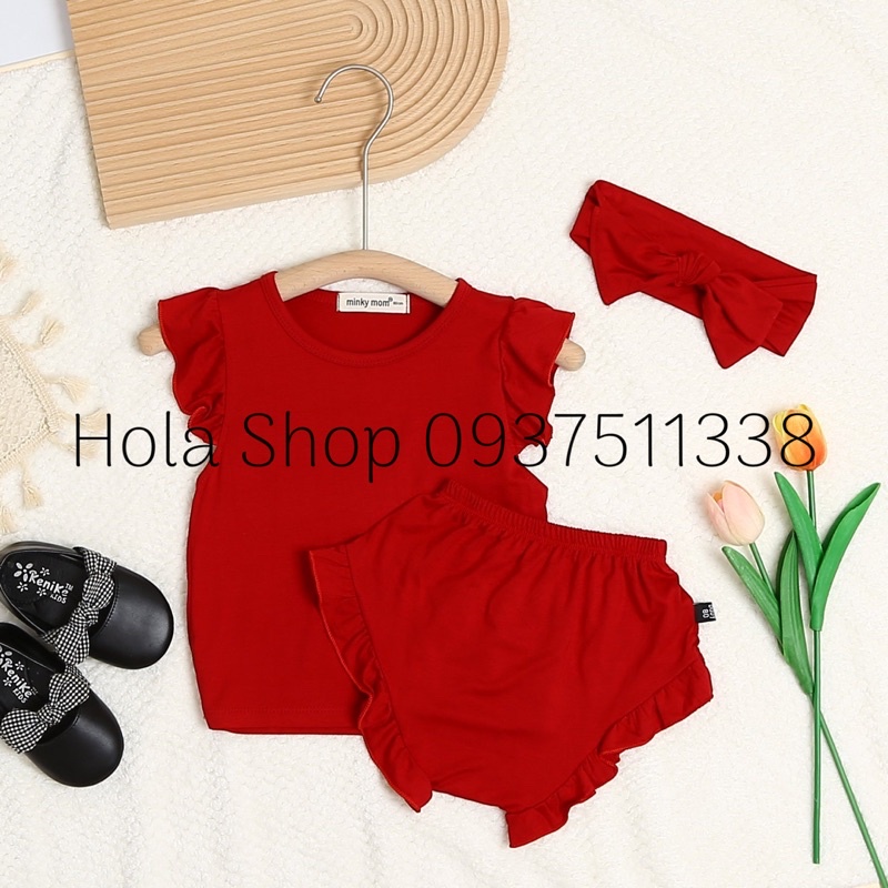 Bộ cánh tiên MINKY MOM kèm tuban cho bé gái từ 8 - 18kg -TH126