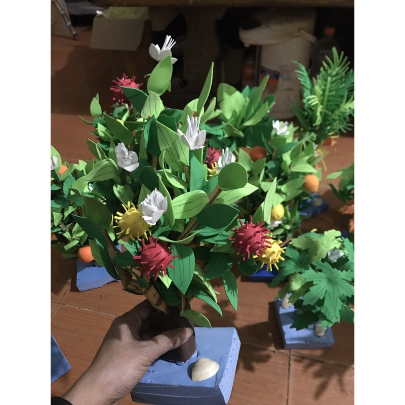Cây xanh đồ dùng mầm non