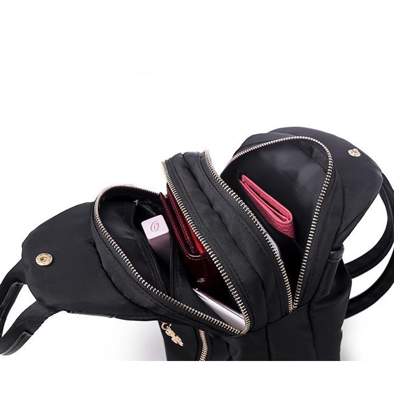 Yogodlns Túi Đeo Chéo Ngực Vải oxford Thêu Họa Tiết Đa Năng Chống Thấm Nước