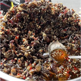 Mắm Ba khía trộn sẵn hủ 800gr