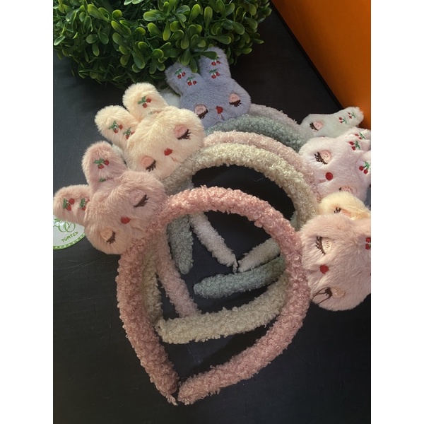 Băng Đô cài tóc rửa mắt hình Thỏ dặc dạng màu sắc siêu cute