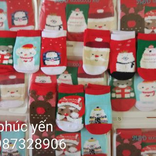 Sét 3 Đôi Tất noel hãng NBD KID cho bé cực cute ạ