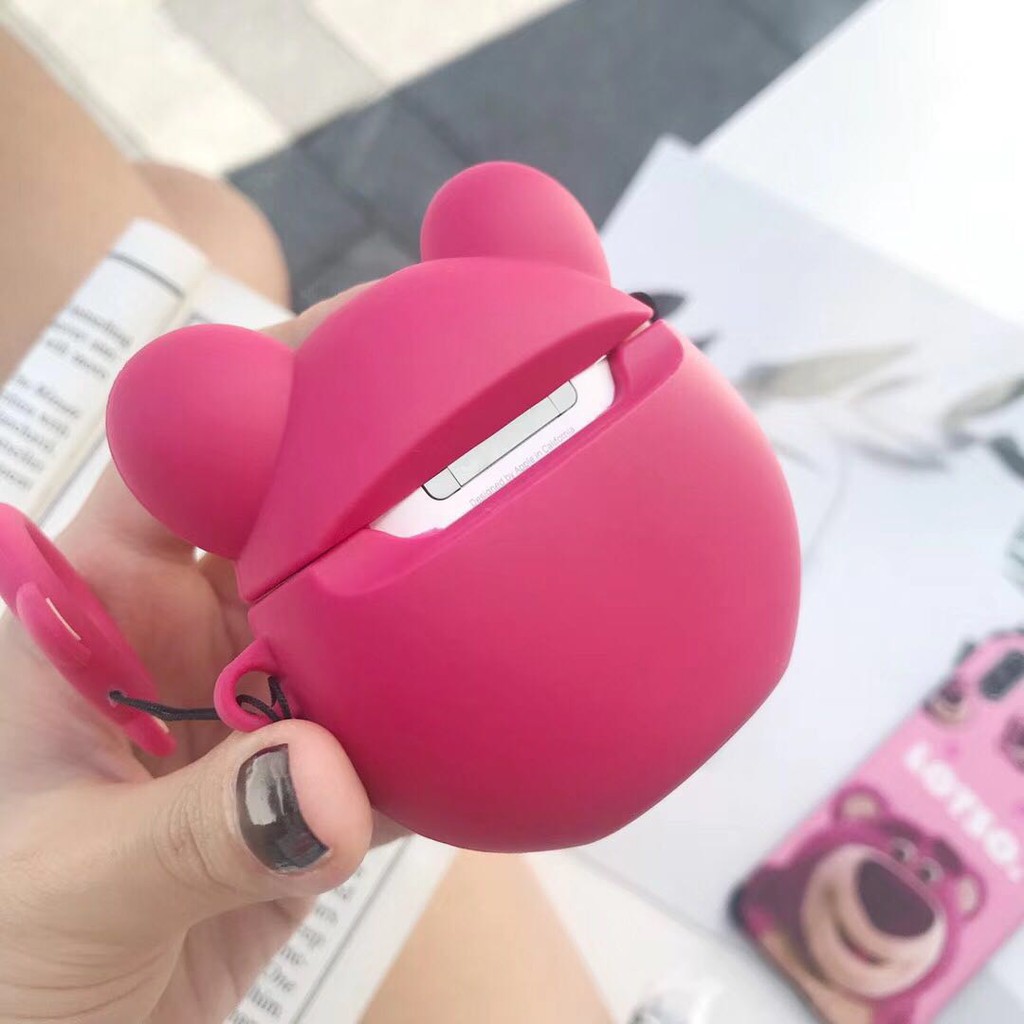 Vỏ Bảo Vệ Hộp Đựng Tai Nghe Airpods Bằng Silicon Kiểu Hoạt Hình Toy Story Kèm Giá Đỡ