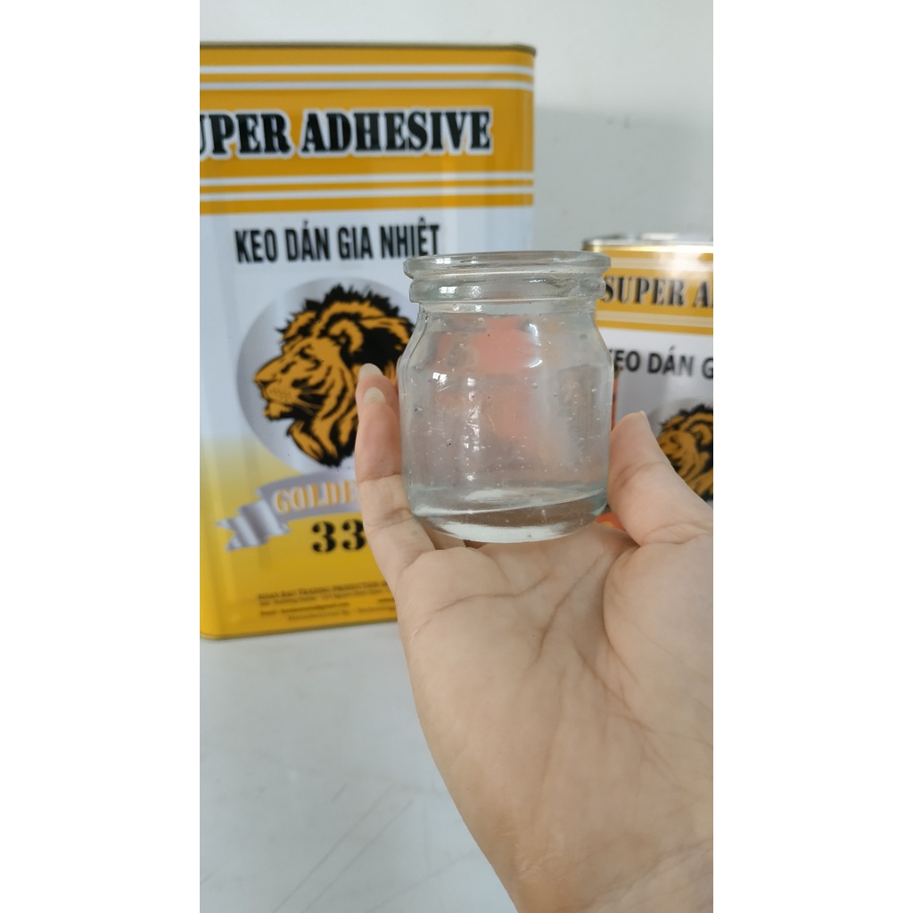 Keo dán giày trong suốt HP333 Sư Tử Vàng đảm bảo tính thẩm mỹ cao khi sản xuất giày ,túi, đồ thủ công,..