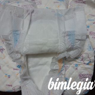 (Mẫu trà xanh mới) tã dán bobby siêu mỏng M76,L68,XL62