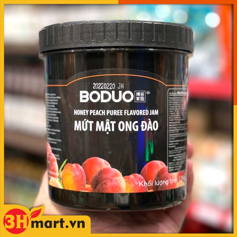 Mứt đào mật ong Boduo 1,3kg