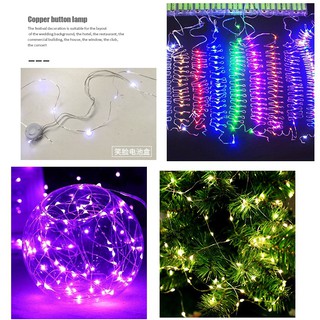 Bộ 5 Đèn led dây, đèn led trang trí dây đồng mini