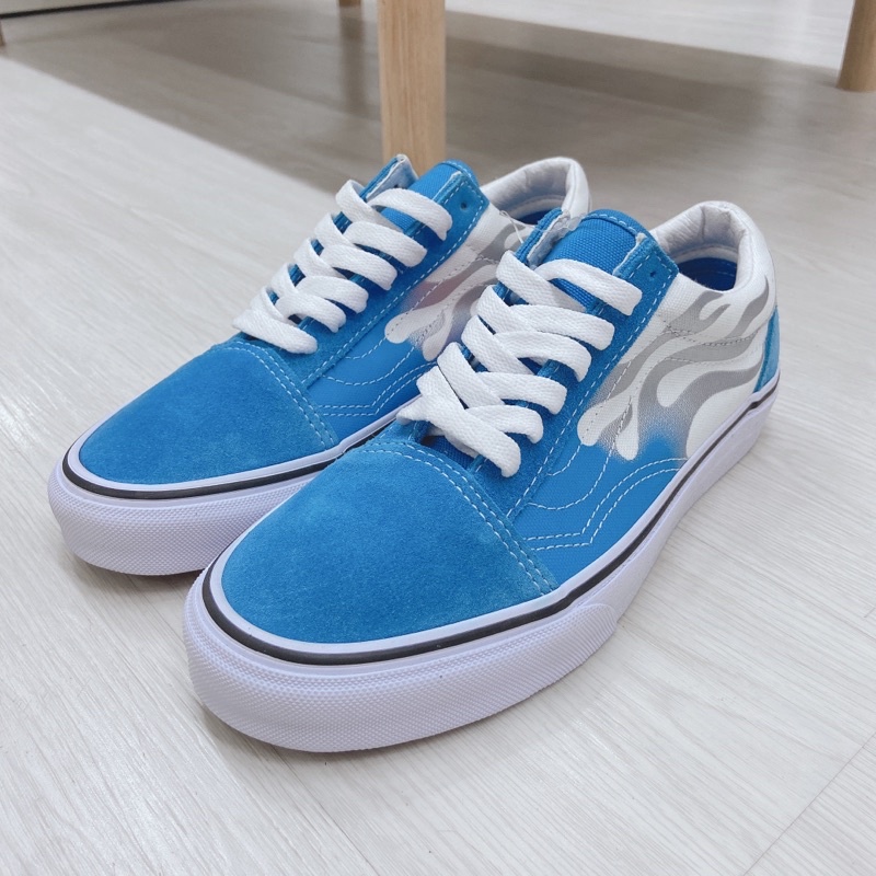 [CHÍNH HÃNG] giày VANS Flame xanh, săn sale 60%